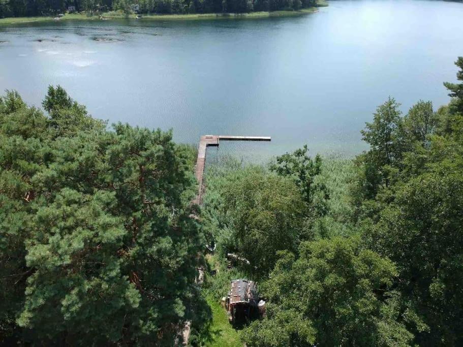 Haus Wilma Gruene Idylle Im Wald Direkt Am See Wendisch Rietz Ngoại thất bức ảnh