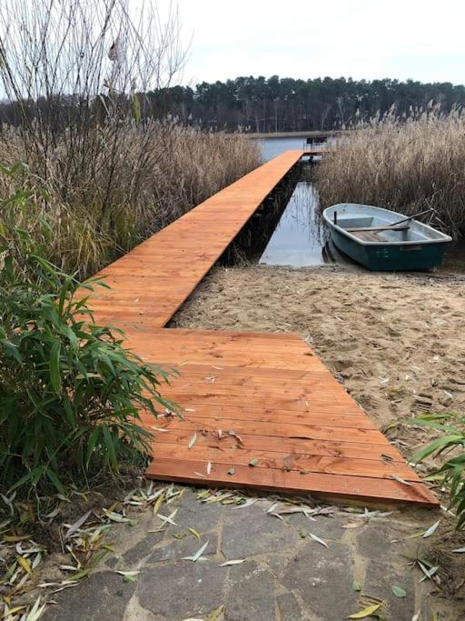 Haus Wilma Gruene Idylle Im Wald Direkt Am See Wendisch Rietz Ngoại thất bức ảnh