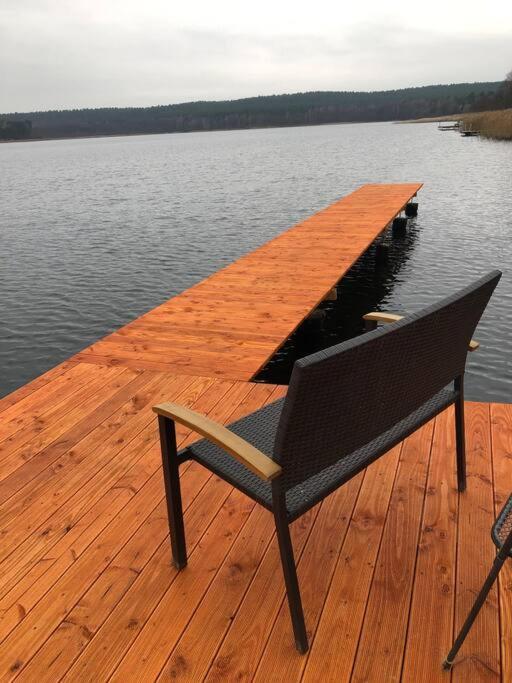 Haus Wilma Gruene Idylle Im Wald Direkt Am See Wendisch Rietz Ngoại thất bức ảnh